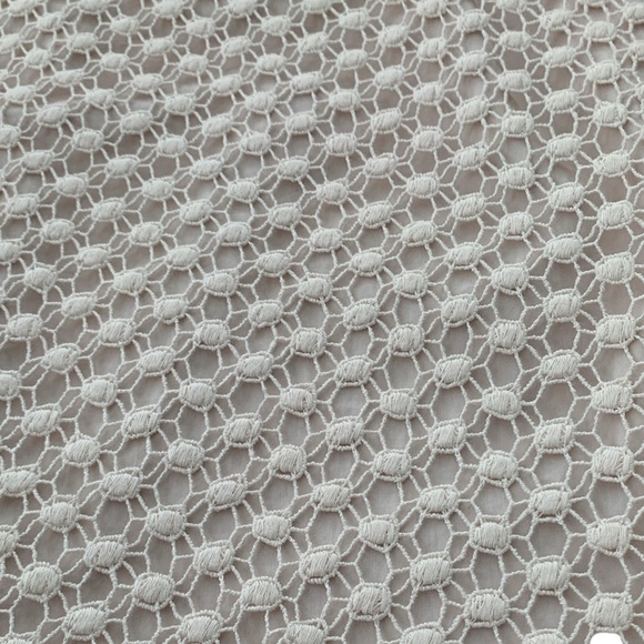 ❤️❤️ Adam Lippes light pink lace embroidery silk pencil skirt SIZE S❤️❤️ - Picture 2 of 7